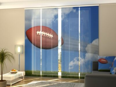 Schiebegardine 4 tlg. Fast Football Flying
