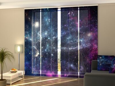Schiebegardine 4 tlg. Galaxy and Planets