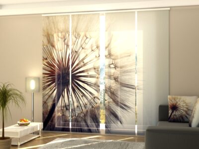 Schiebegardine 4 tlg. Amazing Dandelion