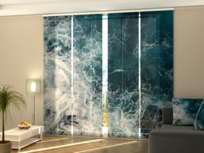 Schiebegardine 4 tlg. Amazing Ocean Waves