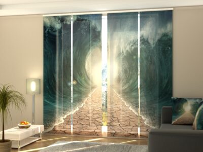 Schiebegardine 4 tlg. Amazing Waves