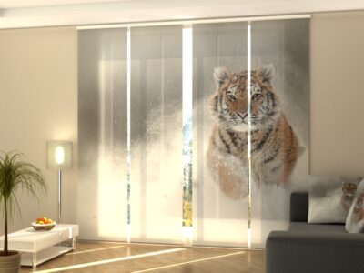 Schiebegardine 4 tlg. Amur Tiger