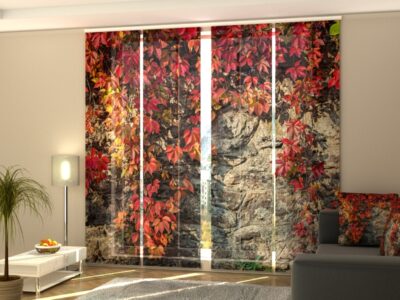 Schiebegardine 4 tlg. Autumn Ivy