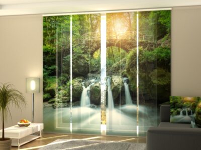 Schiebegardine 4 tlg. Beautiful Depp Falls
