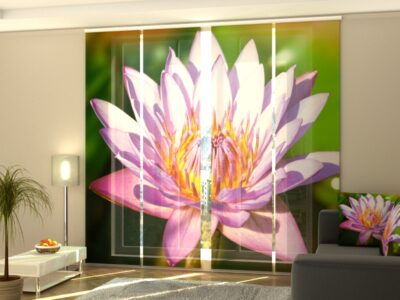 Schiebegardine 4 tlg. Beautiful Lotus