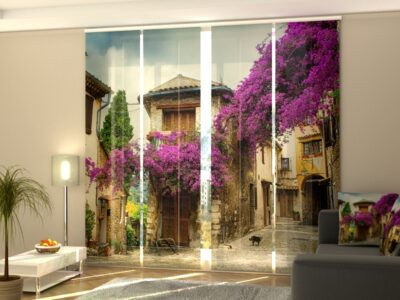 Schiebegardine 4 tlg. Beautiful Old Town of Provence