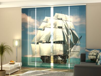 Schiebegardine 4 tlg. Beautiful Schooner
