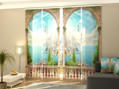 Schiebegardine 4 tlg. Beautiful view