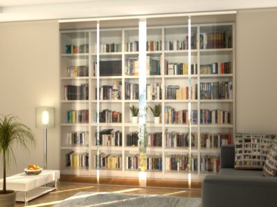 Schiebegardine 4 tlg. Books