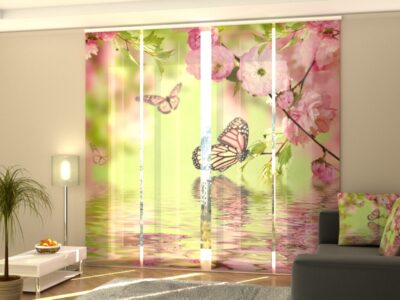 Schiebegardine 4 tlg. Butterflies in Spring