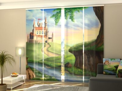 Schiebegardine 4 tlg. Castle for a Princess