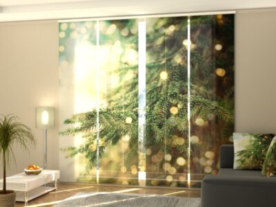 Schiebegardine 4 tlg. Christmas Magic Tree