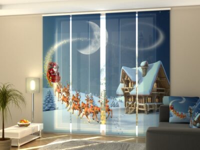 Schiebegardine 4 tlg. Christmas Story