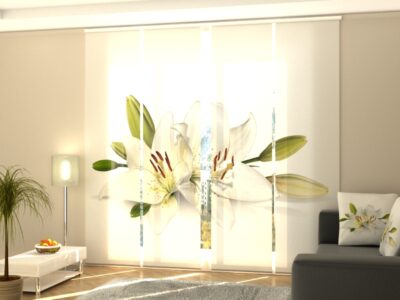 Schiebegardine 4 tlg. Crystal Lily