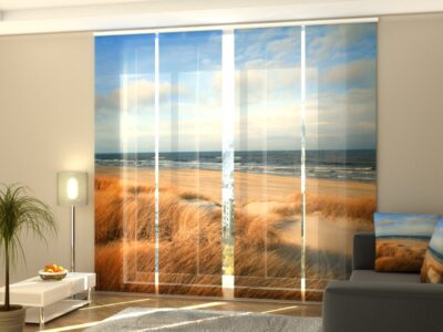 Schiebegardine 4 tlg. Dunes on a Baltic sea shore