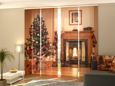 Schiebegardine 4 tlg. Fireplace
