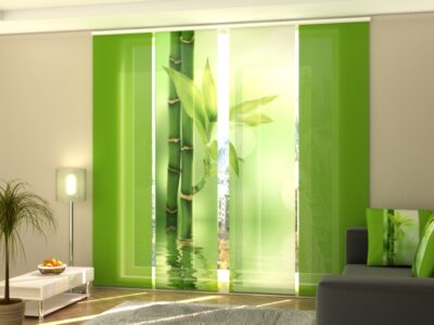 Schiebegardine 4 tlg. Green Bamboo