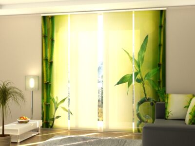 Schiebegardine 4 tlg. Green Fresh Bamboo