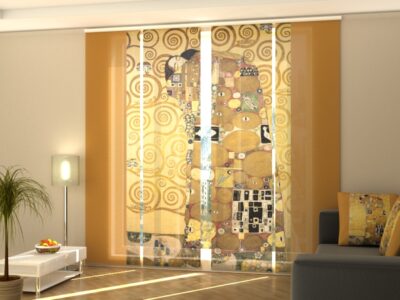Schiebegardine 4 tlg. Gustv Klimt The Embrace