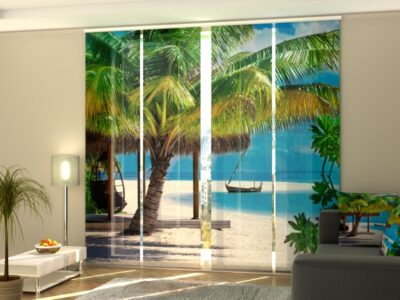 Schiebegardine 4 tlg. Holiday Paradise