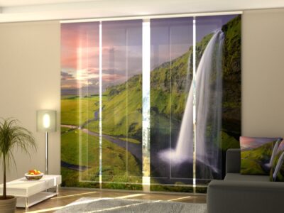 Schiebegardine 4 tlg. Iceland Stunning Landscape