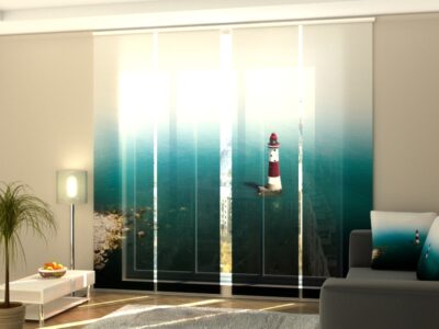 Schiebegardine 4 tlg. Lighthouse