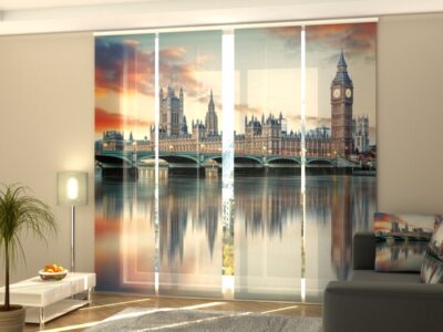 Schiebegardine 4 tlg. London Big Ben and Houses of Parliament
