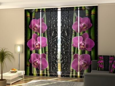 Schiebegardine 4 tlg. Luxury Orchid