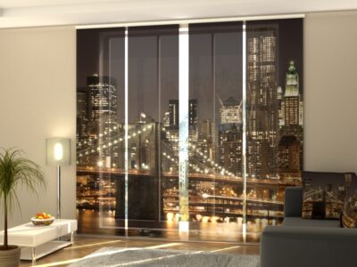 Schiebegardine 4 tlg. Manhattan Bridge 4