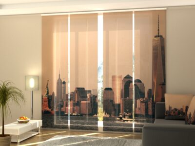 Schiebegardine 4 tlg. Manhattan skyline