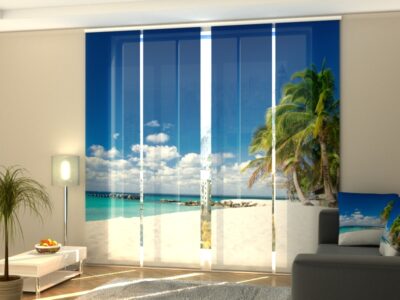 Schiebegardine 4 tlg. Mauritius Beach