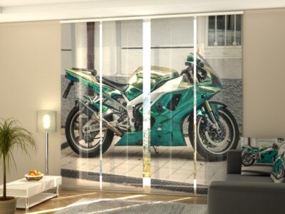 Schiebegardine 4 tlg. Motorbike Yamaha