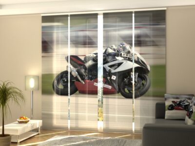 Schiebegardine 4 tlg. Motorcycle speed