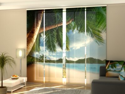 Schiebegardine 4 tlg. Ocean and palms