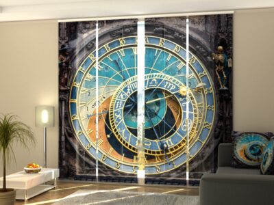 Schiebegardine 4 tlg. Old Prague Astronomical Clock