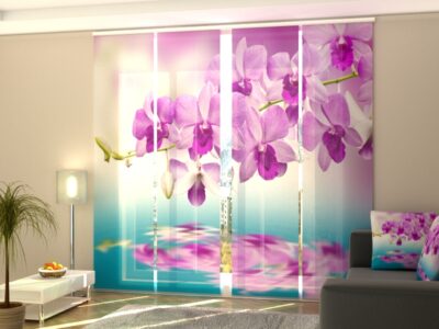 Schiebegardine 4 tlg. Orchid Vivian