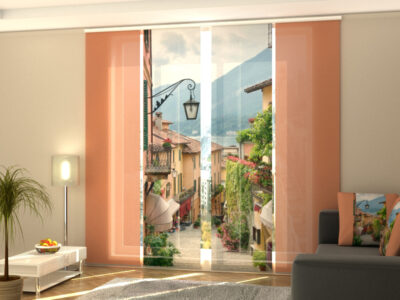Schiebegardine 4 tlg. Picturesque town of Italy