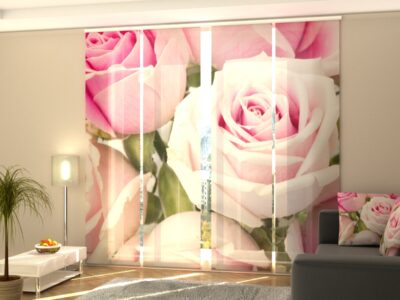 Schiebegardine 4 tlg. Royal Roses