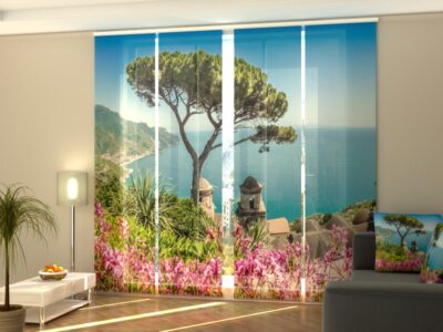 Schiebegardine 4 tlg. Rufolo Gardens in Amalfi Coast