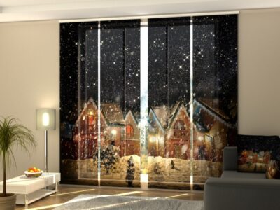 Schiebegardine 4 tlg. Snowy Night