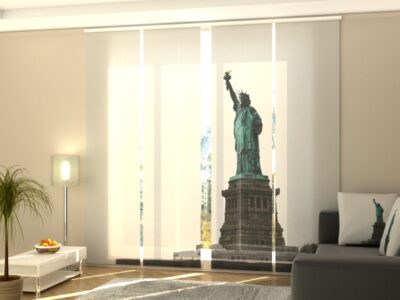 Schiebegardine 4 tlg. Statue of Liberty