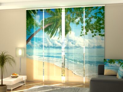 Schiebegardine 4 tlg. Summer Beach