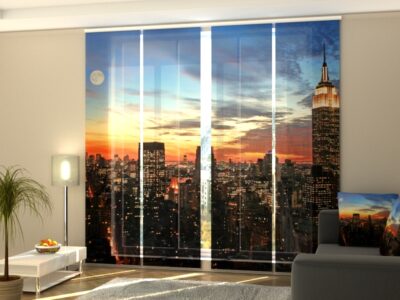 Schiebegardine 4 tlg. Sunrise in New York