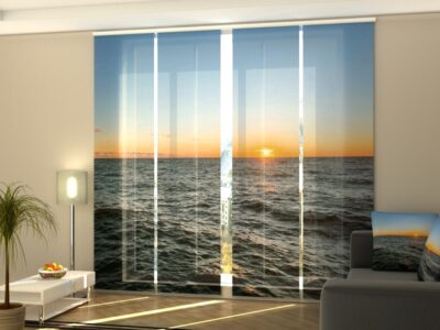 Schiebegardine 4 tlg. Sunset in the Baltic Sea