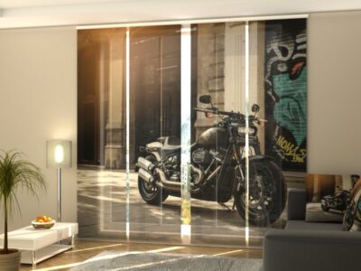 Schiebegardine 4 tlg. Superbike Harley Davidson 114