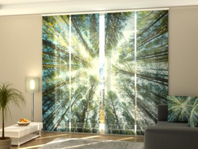 Schiebegardine 4 tlg. Treetops