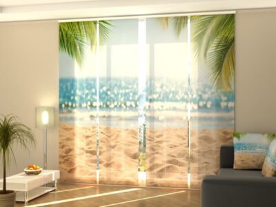 Schiebegardine 4 tlg. Tropical Landscape