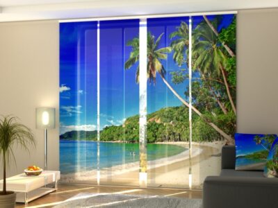 Schiebegardine 4 tlg. Tropical Scenery
