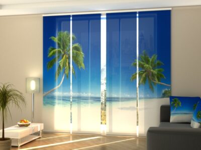 Schiebegardine 4 tlg. Tropical Summer Beach