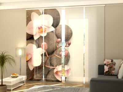 Schiebegardine 4 tlg. Vienna Orchid